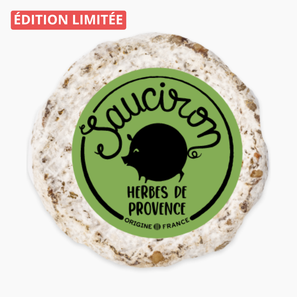Sauciron herbes de Provence - déjà tranché - Le monde du saucisson