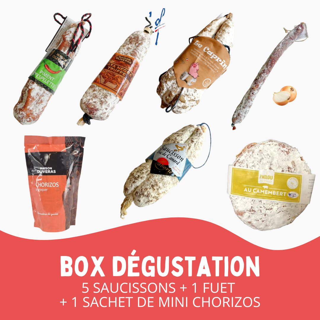 Box dégustation - Le monde du saucisson