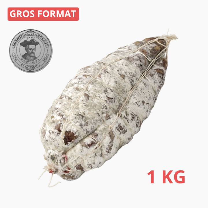 Véritable petit Jésus de Lyon (1kg) - Médaille d'argent au mondial du saucisson - Le monde du saucisson