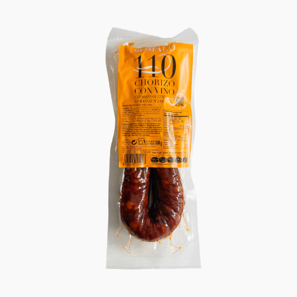 Chorizo naturel au vin rouge (sans additifs)