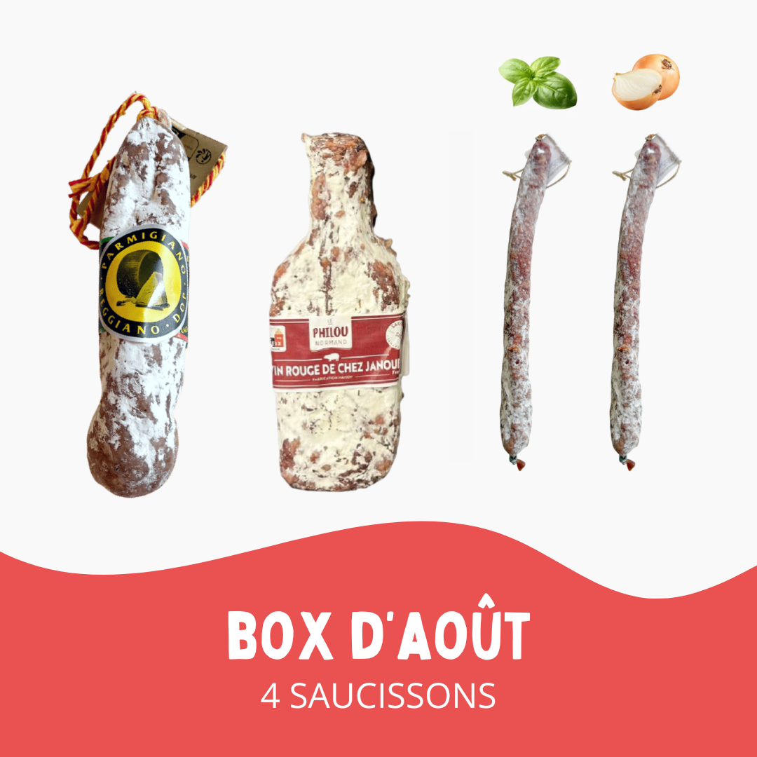 Box d'août - Le monde du saucisson