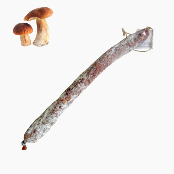Fuet aux cèpes (100g) - Le monde du saucisson