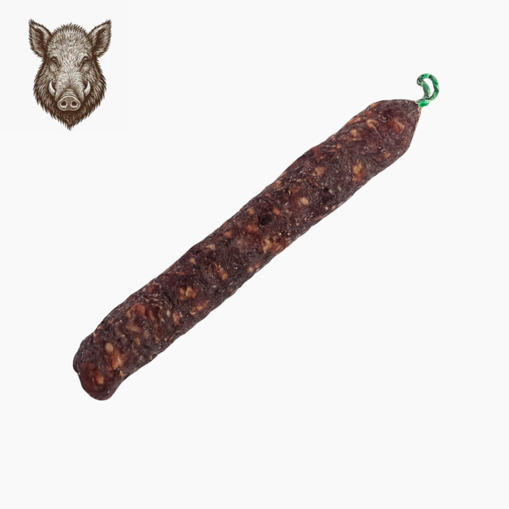 Saucisse sèche de sanglier (85% de sanglier) - Le monde du saucisson
