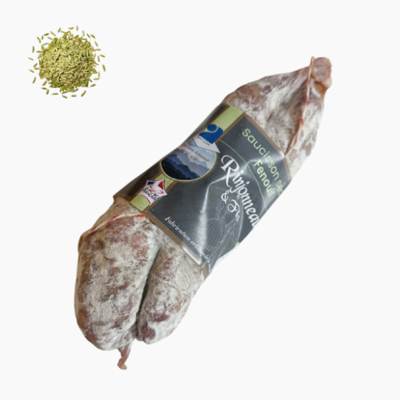 Saucisson au fenouil (300g) - Le monde du saucisson