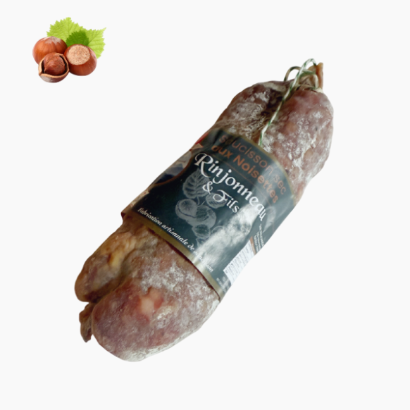 Saucisson aux noisettes (300g) - Le monde du saucisson