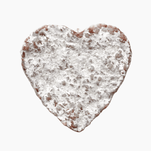 Saucisson en forme de cœur pour la Saint-Valentin
