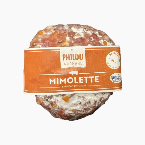 Saucisson à la mimolette - Le monde du saucisson