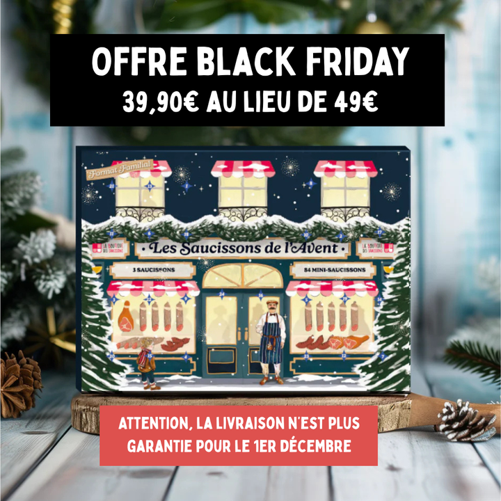 Calendrier de l'avent saucissons 2025