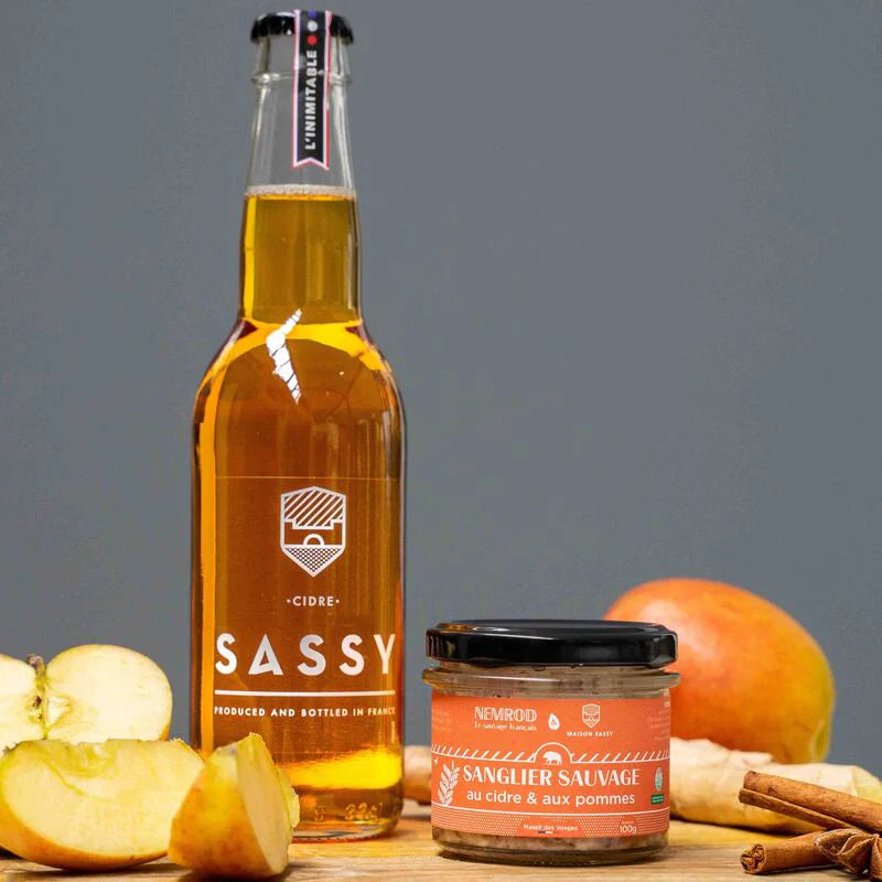 50% Wildschwein- und Schweinswurst