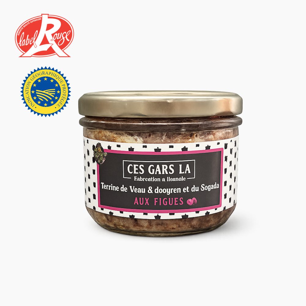 Terrines de veau aux figues - Le monde du saucisson