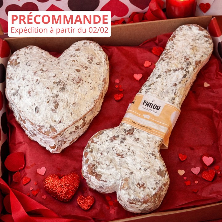 Coffret Saint Valentin n°2 (Coeur nature + Zizisson) - PRÉCOMMANDE : expédition à partir du 02/02