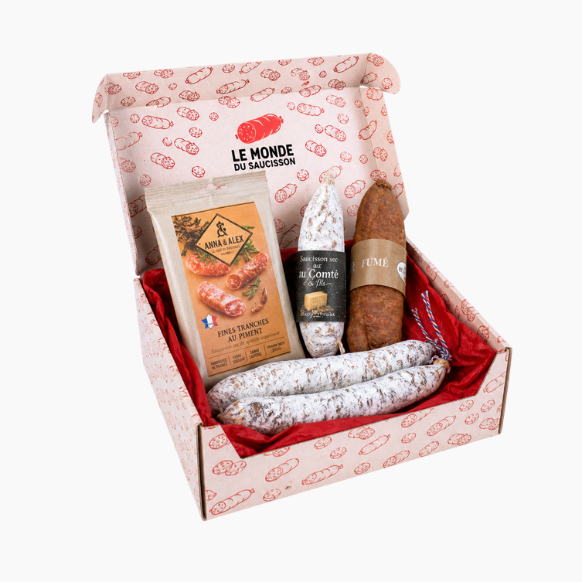 Coffret de saucissons de mai - Le monde du saucisson