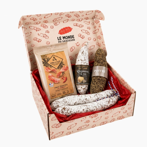 Coffret de saucissons de mai - Le monde du saucisson