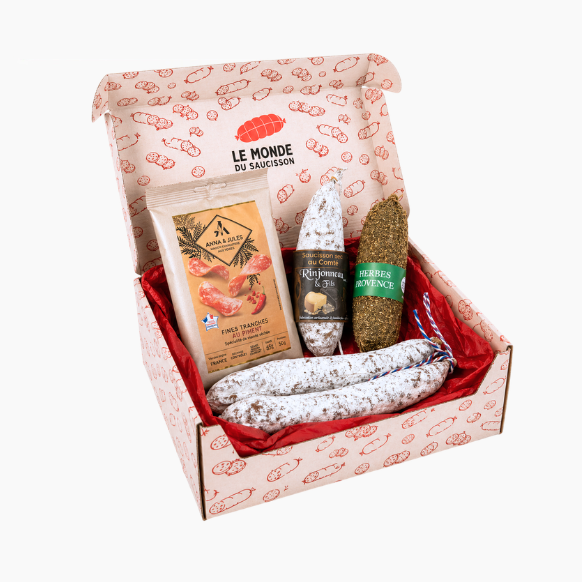 Coffret de saucissons de mai - Le monde du saucisson