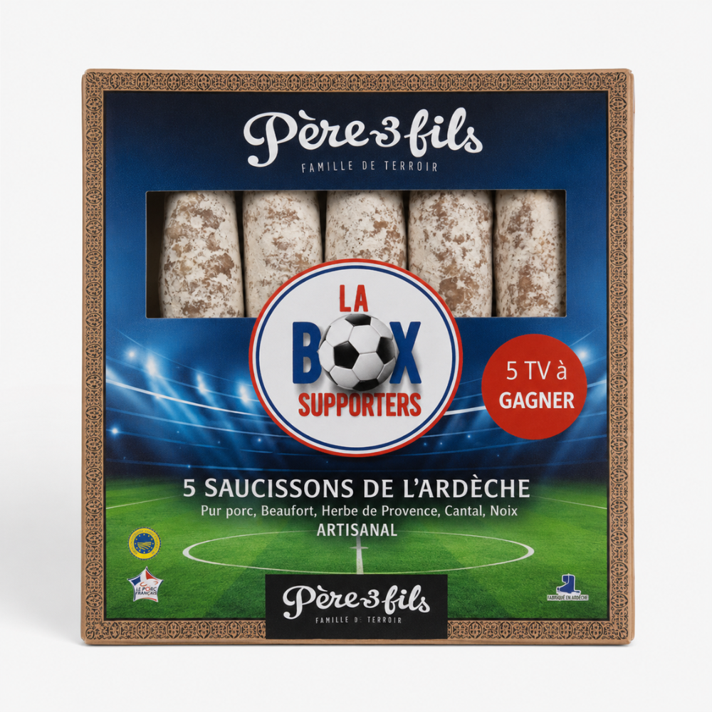 Box des Supporters – Coffret 5 Saucissons (édition spéciale coupe du monde 2026)