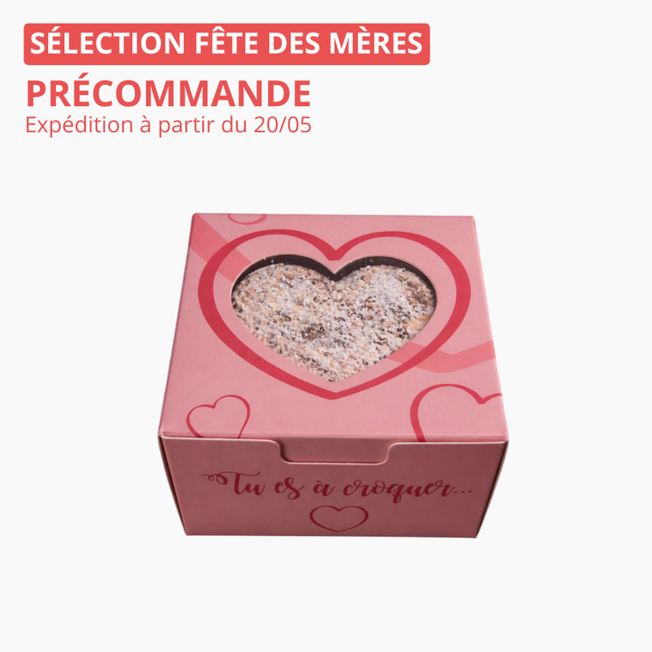 Pavé cœur nature avec coffret (80g) - Le monde du saucisson