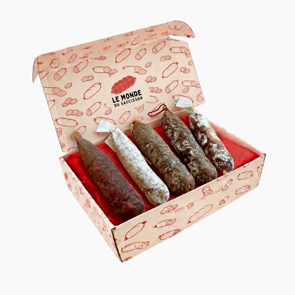 Coffret de saucissons au gibier - Le monde du saucisson