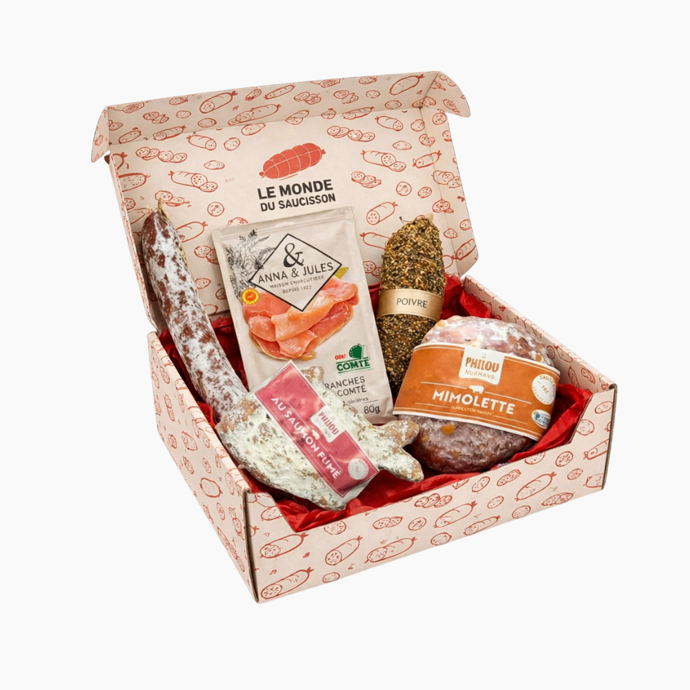 Coffret de saucissons d'avril - Le monde du saucisson
