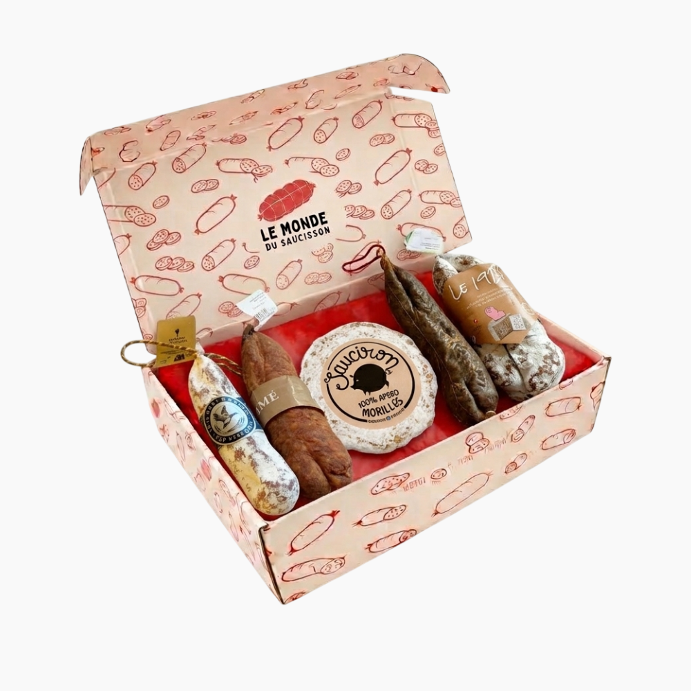 Coffret saucissons du mois de MARS - Le monde du saucisson