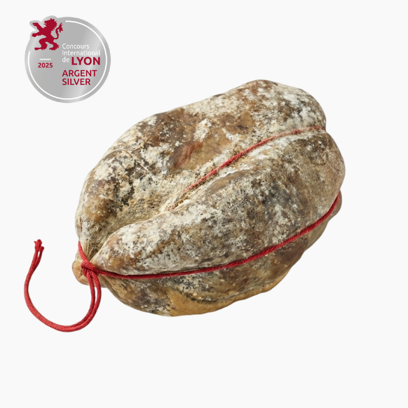 Saucisson nature label rouge (400g) - Médaille d'or au concours international de Lyon - Le monde du saucisson