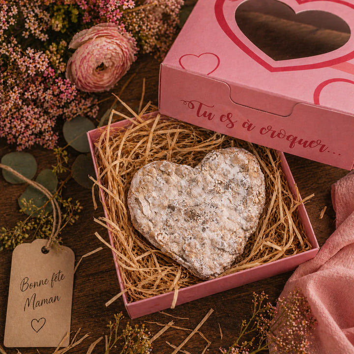 Pavé cœur nature avec coffret (80g) - Le monde du saucisson