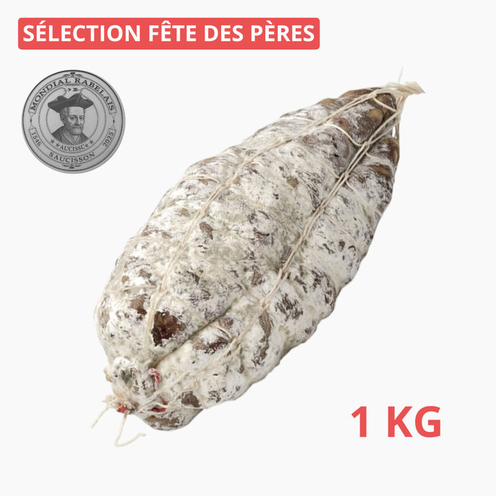 Véritable petit Jésus de Lyon (1kg) - Médaille d'argent au mondial du saucisson