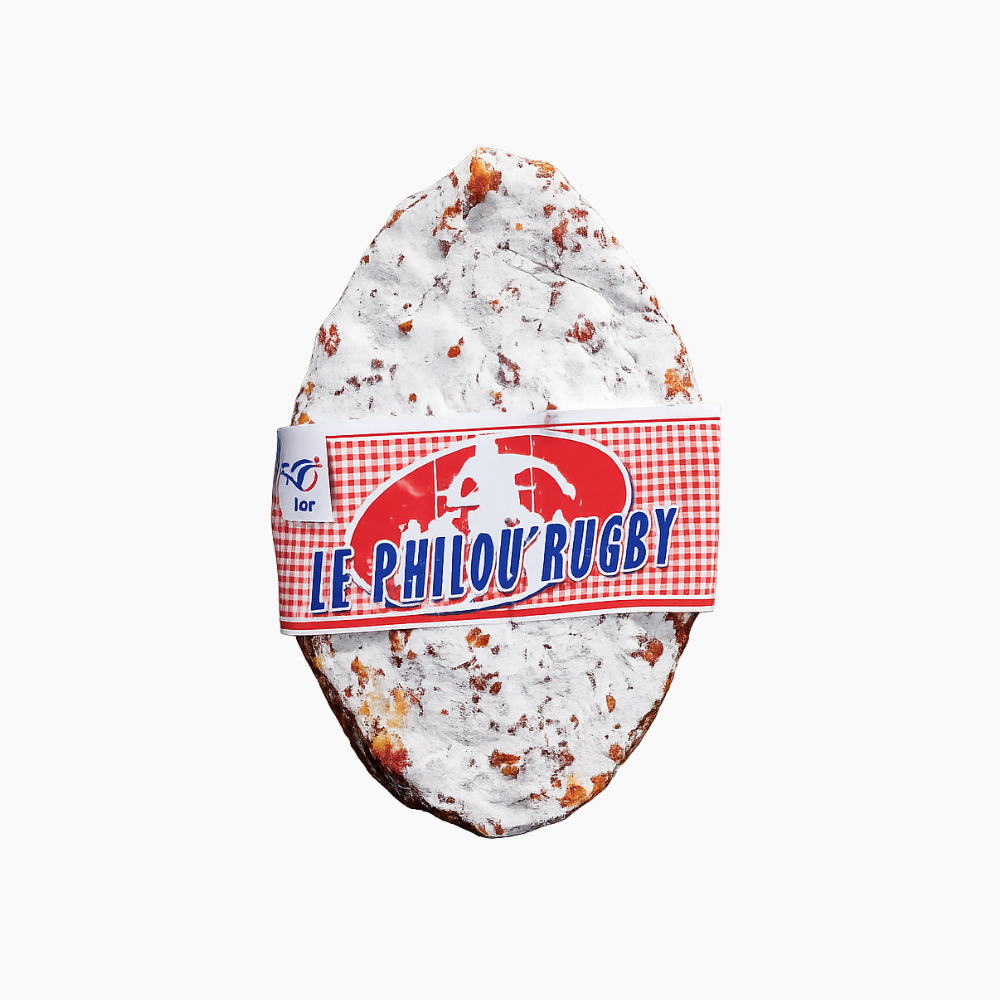 Pavé ballon de rugby (ail, noix et piment d'Espelette) - Le monde du saucisson