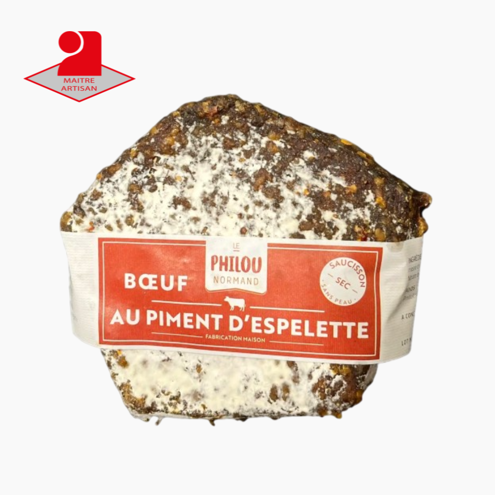 Pavé de boeuf au piment d'Espelette - Le monde du saucisson