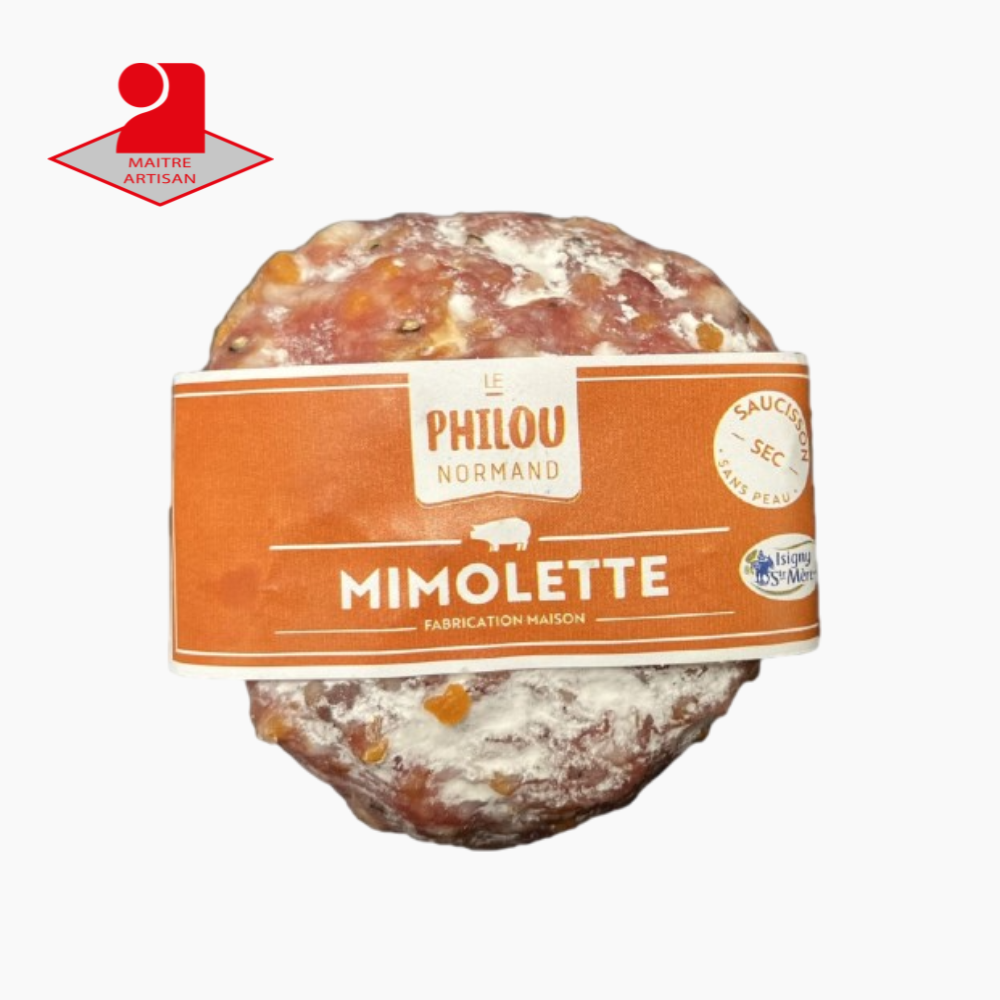 Pavé à la mimolette - Le monde du saucisson