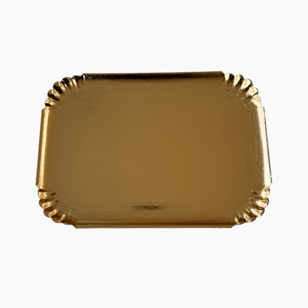 Plateau doré de présentation - bar à saucissons - Le monde du saucisson