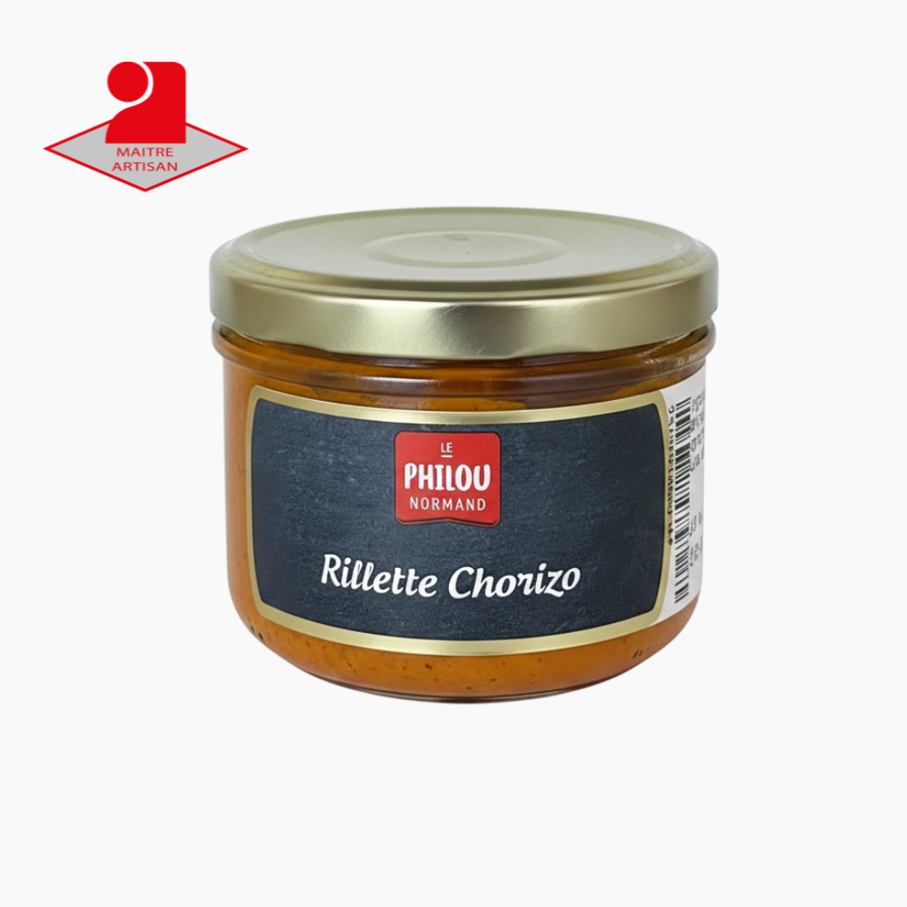 Rillette au chorizo de boeuf - 180g - Le monde du saucisson