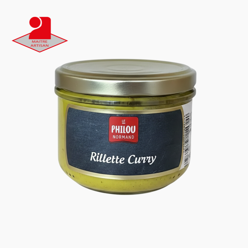 Rillette au curry - 180g - Le monde du saucisson