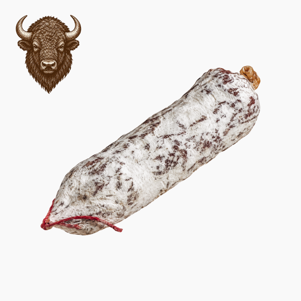 Saucisson de porc et de bison, 25% de viande de bison, sans lactose
