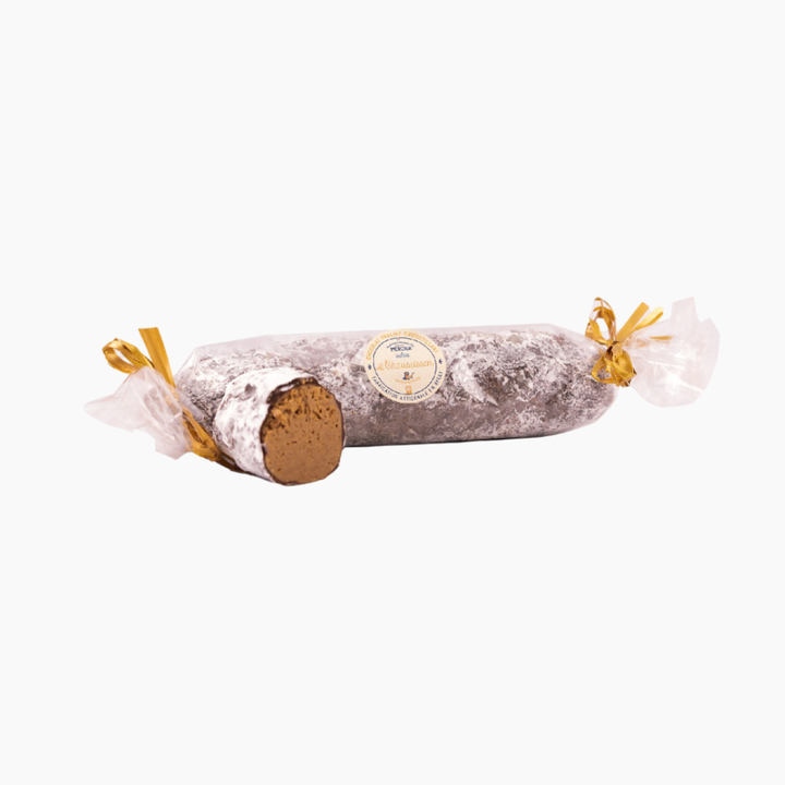 Saucisson chocolat et praliné croustillant