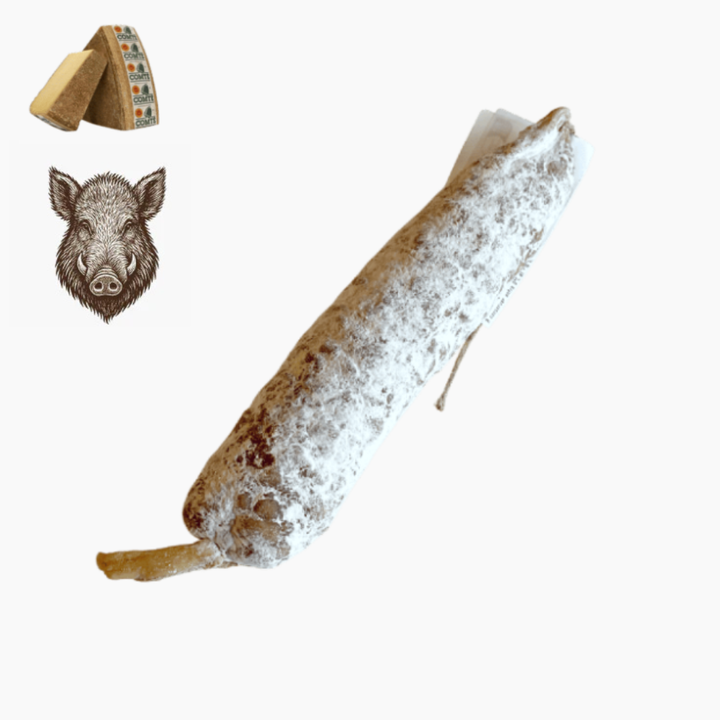 Saucisson de sanglier au comté affiné 18 mois