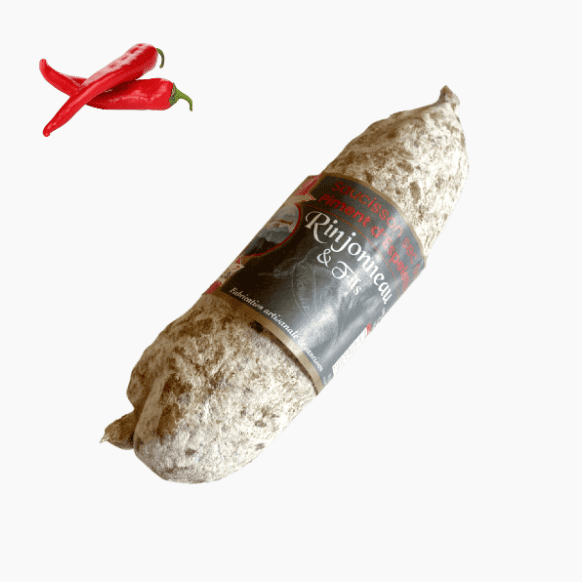 Saucisson au piment d’Espelette (300g) - Le monde du saucisson