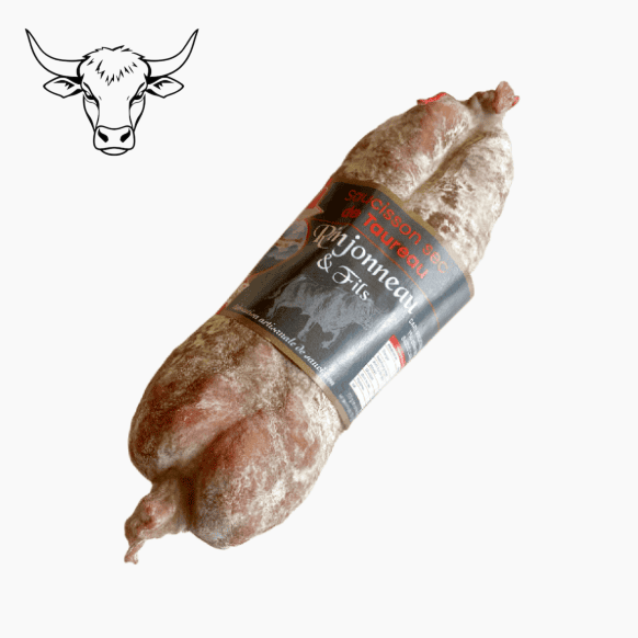 Saucisson au taureau (300g) - Le monde du saucisson