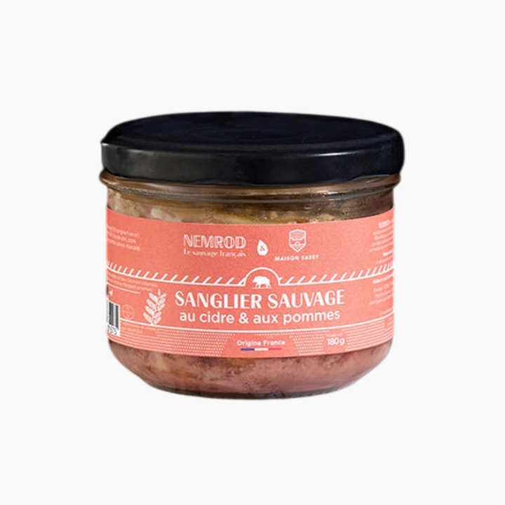 50% Wildschwein- und Schweinswurst